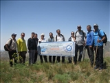 صعود گروه کوهنوردی شرکت آب وفاضلاب به قله 2855 متری میشو