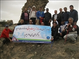 گروه کوهنوردی شرکت آب و فاضلاب استان آذربایجان شرقی موفق به صعود به قلعه آوارسین میانه شدند