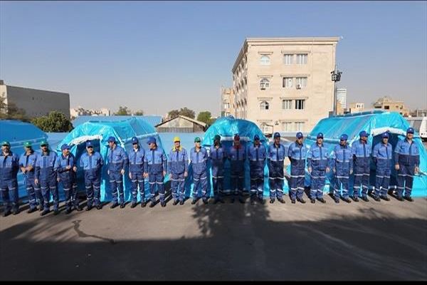 مانور تمرینی تیم واکنش سریع شرکت آب و فاضلاب به‌منظور حضور در مانور سراسری استقرار در اصفهان برگزار شد