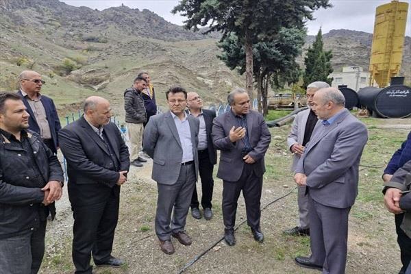 بازدید مشترک مسئولان استانی از طرح‌های عمرانی و زیرساختی شهرستان کلیبر و شهر آبش‌احمد