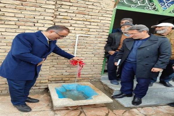 افتتاح سه طرح آبرسانی روستایی در شهرستان اهر همزمان با دهه مبارک فجر