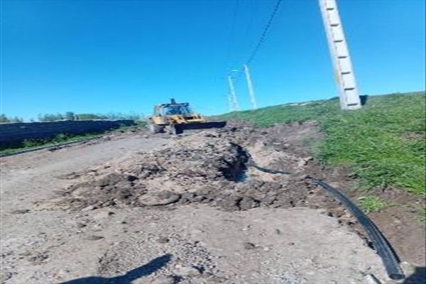 آبرسانی به ۲ روستای ورزقان آذربایجان شرقی با اجرای ۲ کیلومتر لوله‌گذاری تکمیل شد