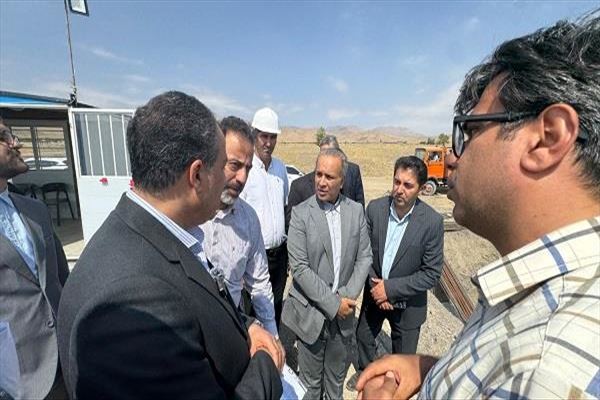 شتاب در تأمین پایدار آب شبستر؛ بازدید امینی از روند اجرای مخزن ۵ هزار مترمکعبی