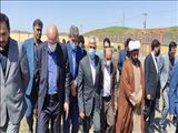 بازدید وزیر ورزش و جوانان از تصفیه خانه فاضلاب در حال ساخت هریس  