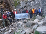 صعود گروه کوهنوردی شرکت آب وفاضلاب استان آذربایجان شرقی به قله بهمن به مناسبت هفته بسیج 