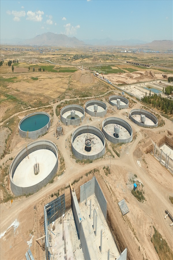 مدول دوم تصفیه خانه فاضلاب کلانشهر تبریز